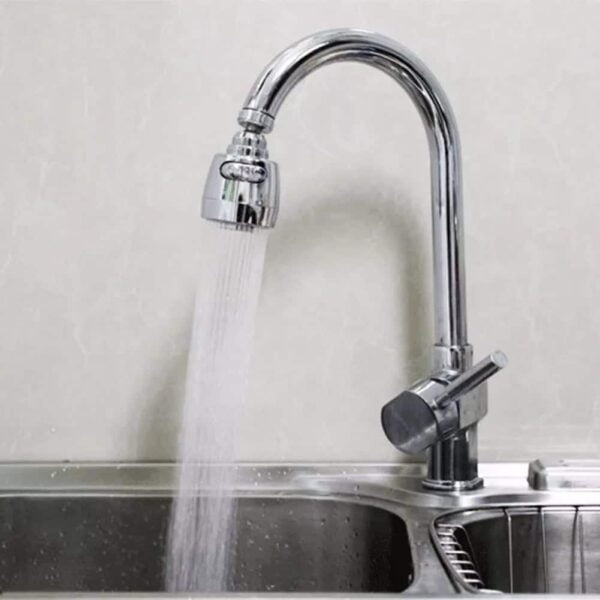Water Saving Tap – 360 Rotatable Bent Aerator Diffuser Faucet