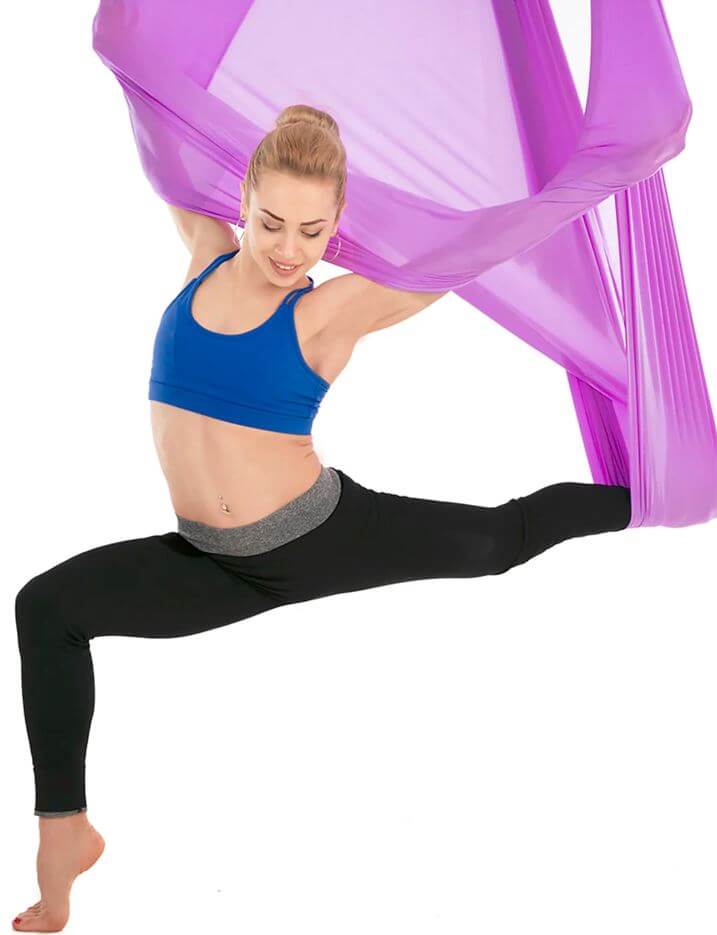 aerial yoga hammock swing set antigravity yoga trapeze sensory swing 2
