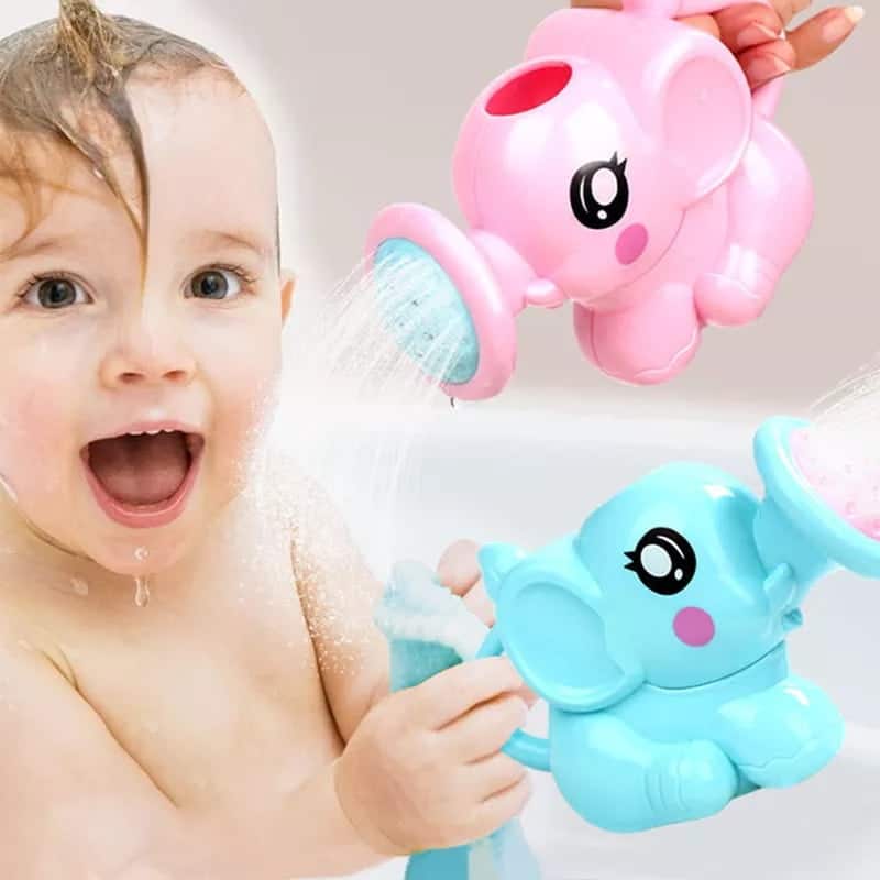 baby bath toy plastic elephant water spray for baby shower toy 5