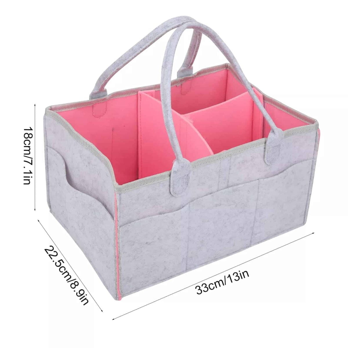 baby diaper caddy organizer portable holder bag nursery essentials storage 4