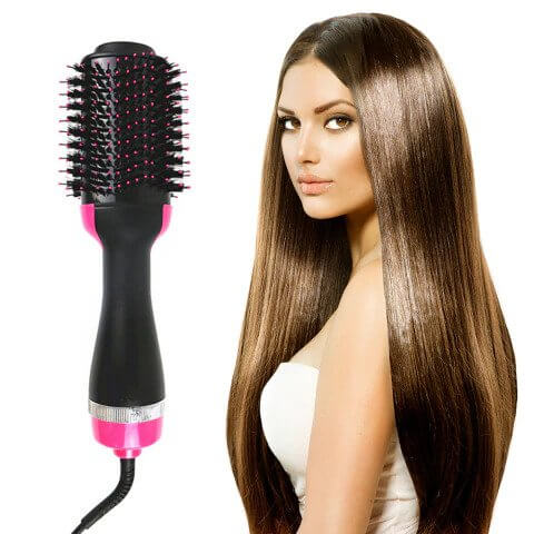 blowout brush one step hairbrush hot dryer straightener volumizer