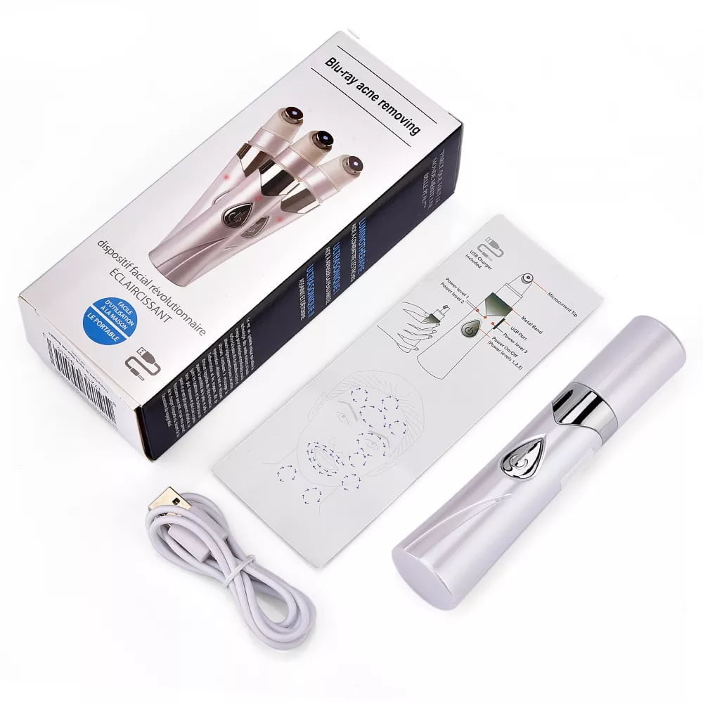 blue light treatment pen anti varicose veins and face acne removal 2