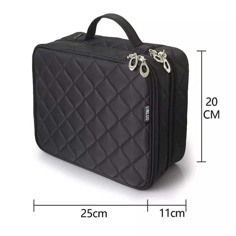 cosmetic bag multifunction and large capacity travel makeup case 2