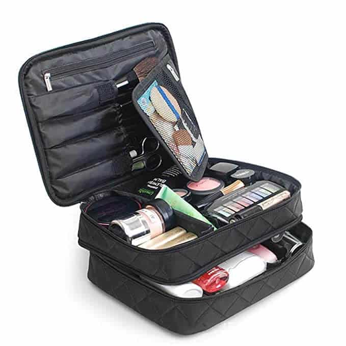 cosmetic bag multifunction and large capacity travel makeup case