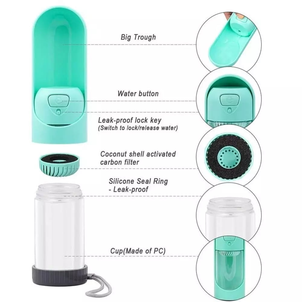 dog water bottle portable travel drinking cup for pets