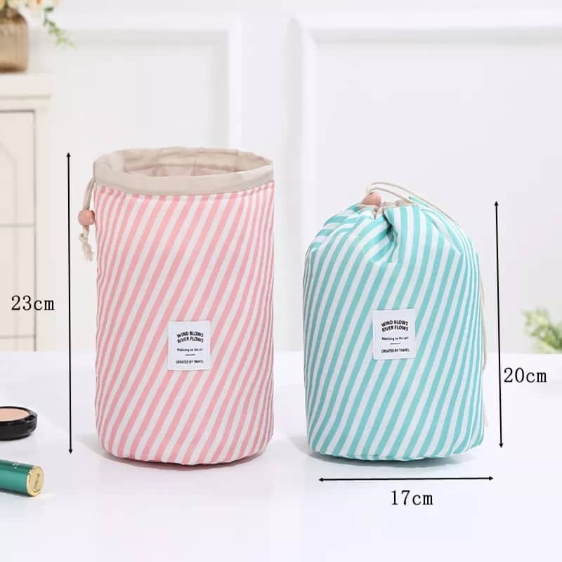 drawstring cosmetic bag travel make up pouch 2