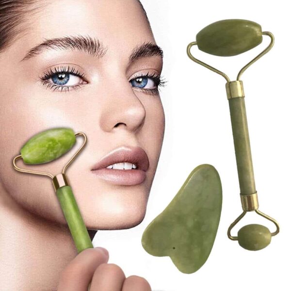 Face Massage Jade Roller Natural Stone Anti-Aging