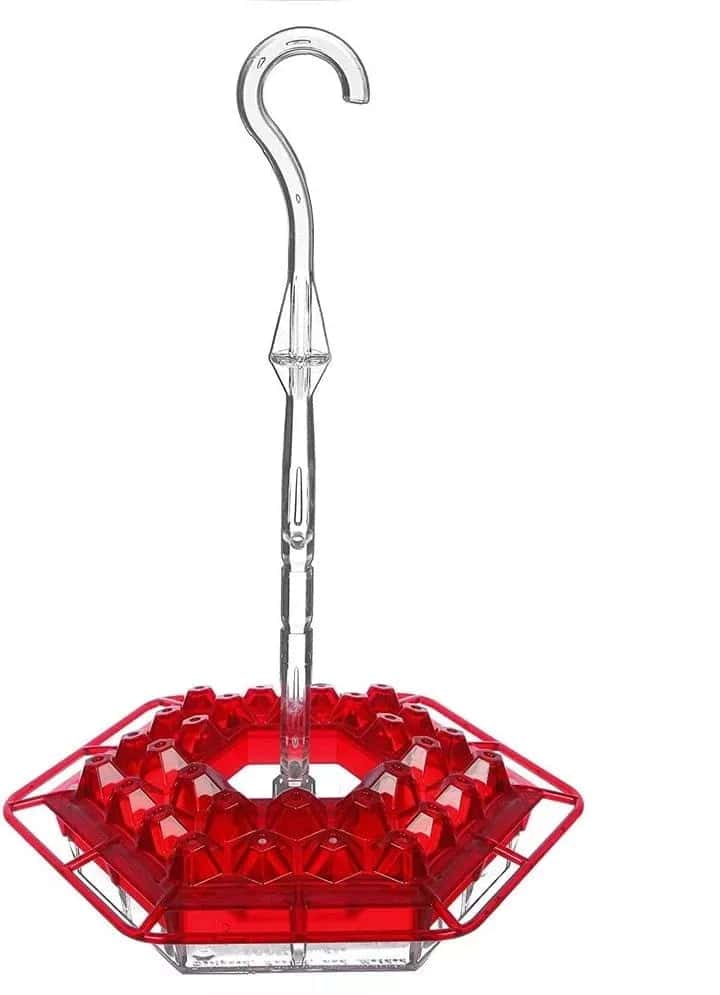 hummzinger hummingbird feeder with perch and built in ant moat