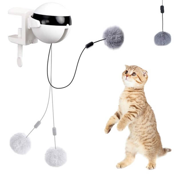 interactive cat toy automatic lifting cat ball teaser