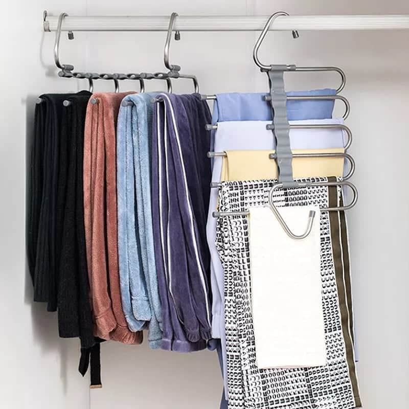 multi functional pants rack 5 in 1 pant rack hanger stainlesssteel trouser 6