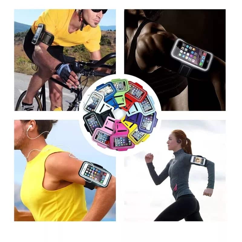 running arm band waterproof case workout phone belt cover bag 2