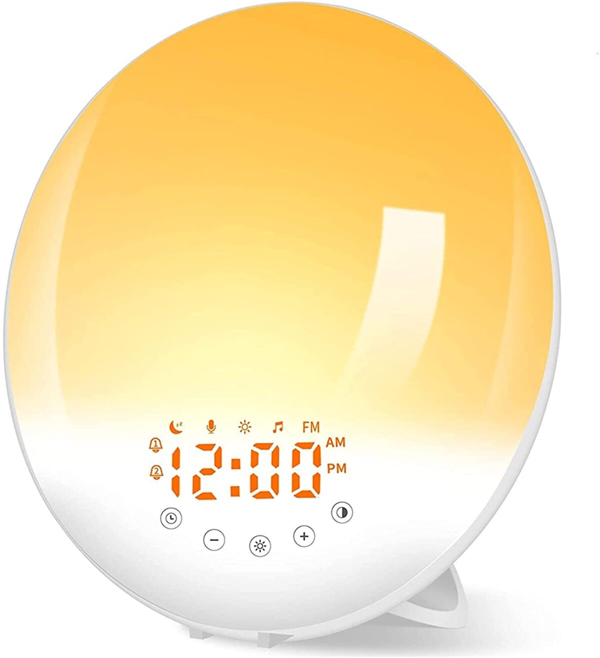 smart wake up light sunrise sunset simulation alarm clock