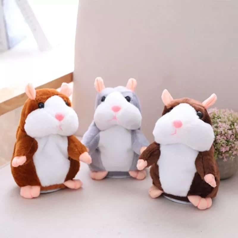 talking hamster toy educational plush toy talking sound record hamster 2