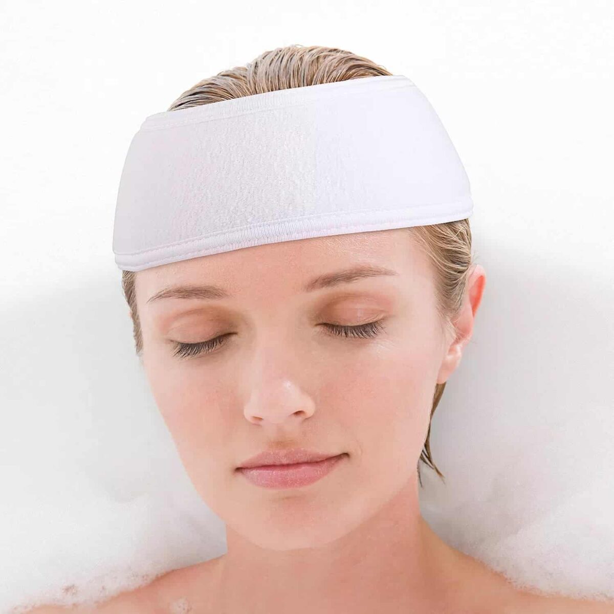 women spa headband stretchable hair band for makeup washing cosmetic shower 4