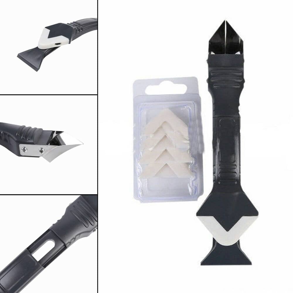 3 in 1 silicone caulking tool sealant finishing tool set grout remove scraper 2