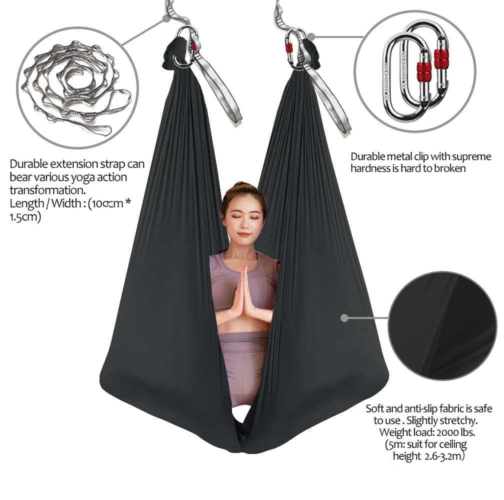 Aerial Yoga Hammock Swing Set - Details