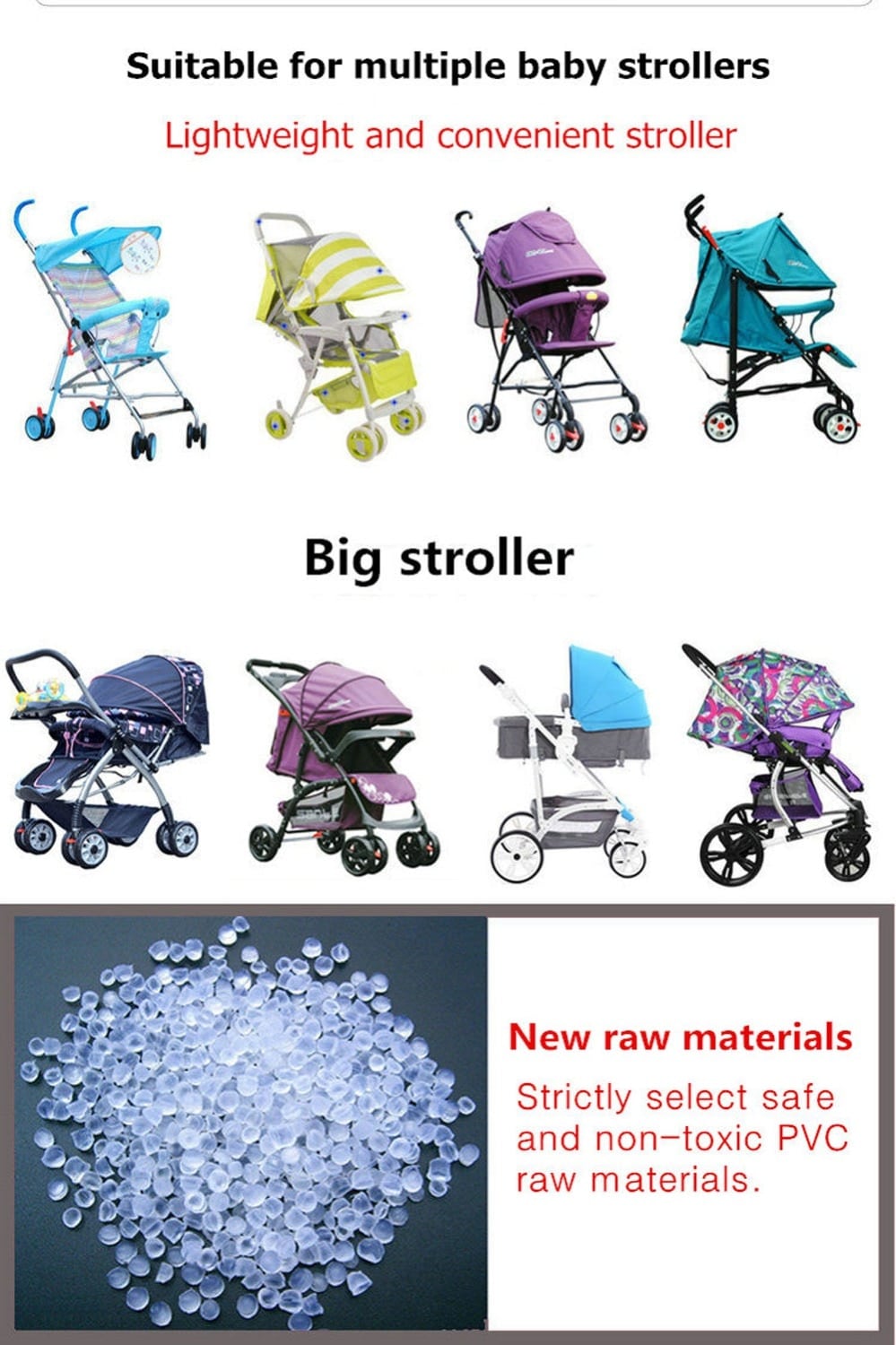 baby stroller rain cover transparent wind dust shield 8
