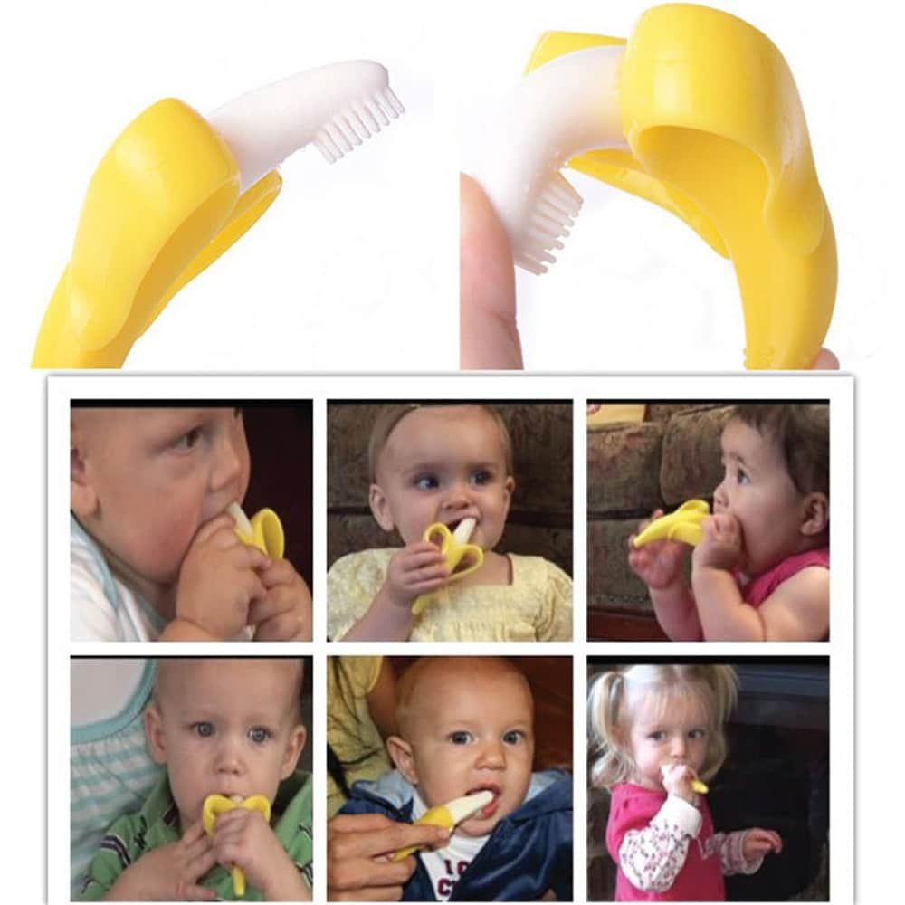 baby teether toy soft silicone dental care toothbrush for babies 9