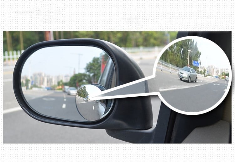 blind spot mirror 360 degree frameless ultrathin wide angle 10