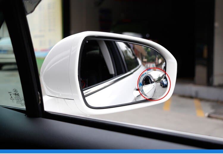 blind spot mirror 360 degree frameless ultrathin wide angle 9