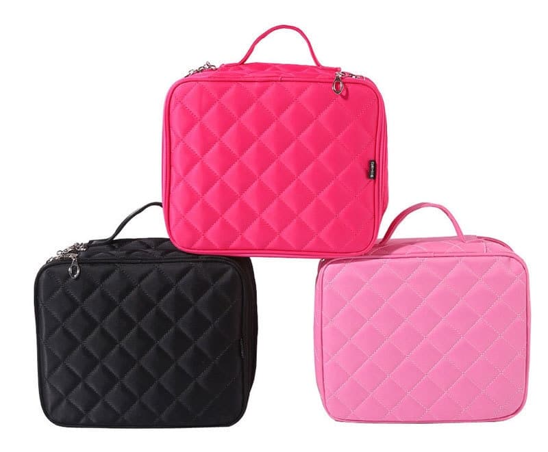 cosmetic bag multifunction and large capacity travel makeup case 4