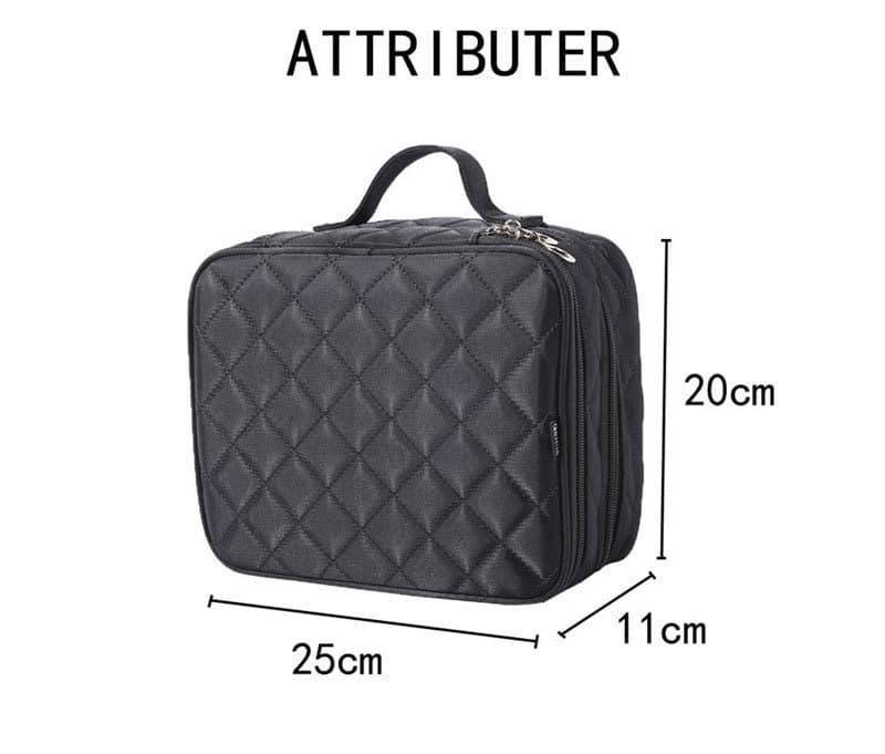 cosmetic bag multifunction and large capacity travel makeup case 8