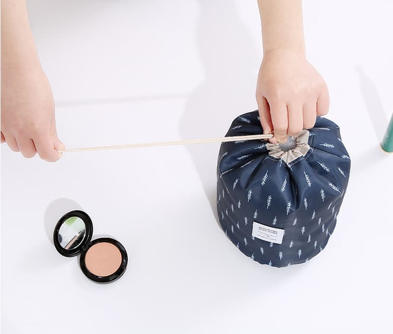 drawstring cosmetic bag travel make up pouch 3
