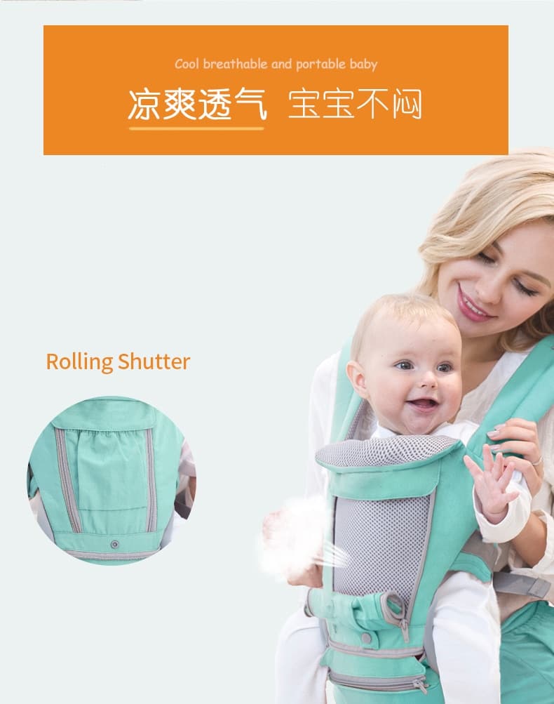 ergonomic baby carrier infant hipseat sling front facing kangaroo 13