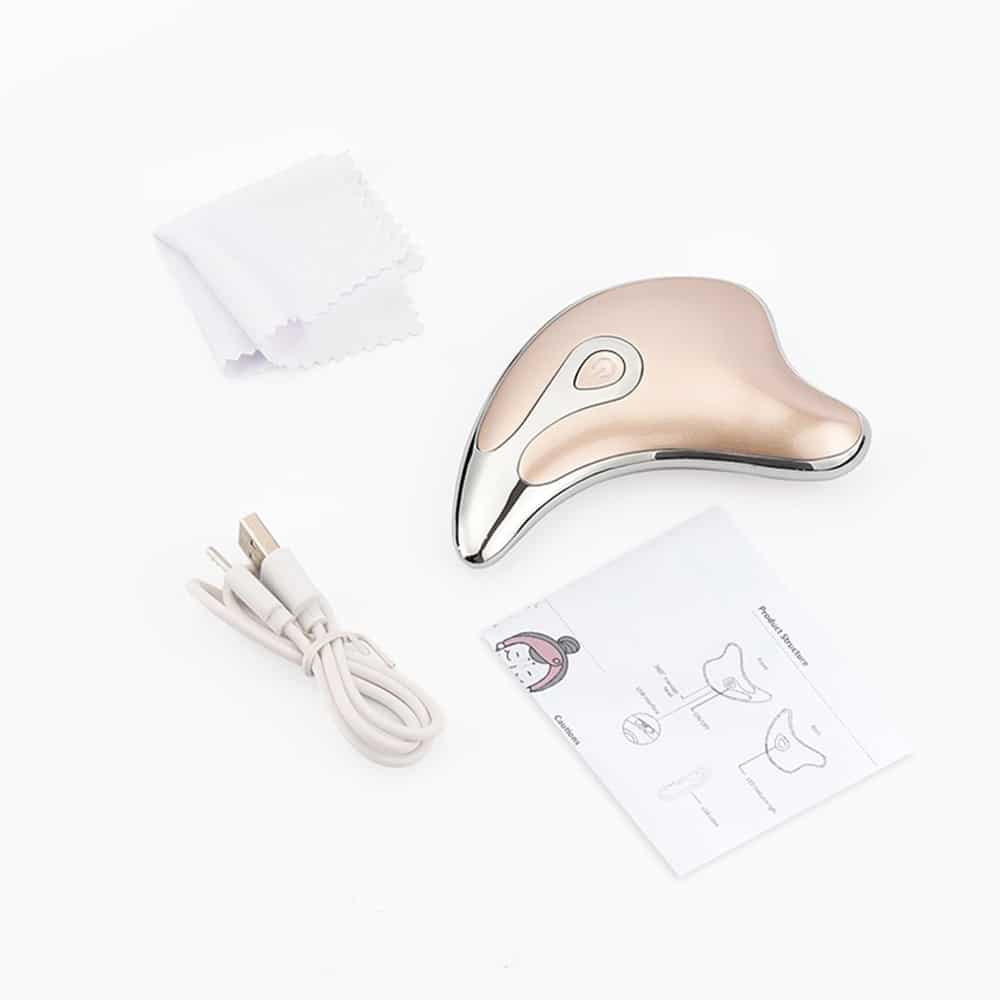 facial scraping massage electric microcurrent anti wrinkle device