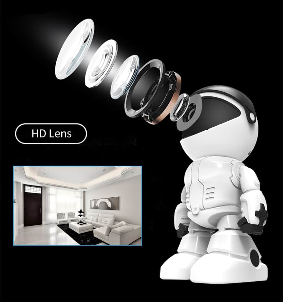 hd robot wireless ip camera cloud home security wireless surveillance 13