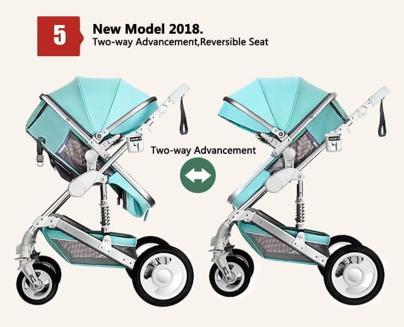 high landscape baby stroller 3 in 1 with car seat 11