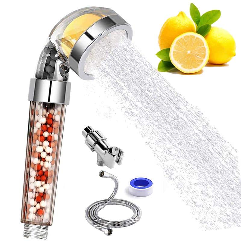 ionic shower head with beads filtered high pressure water saving showerhead 11