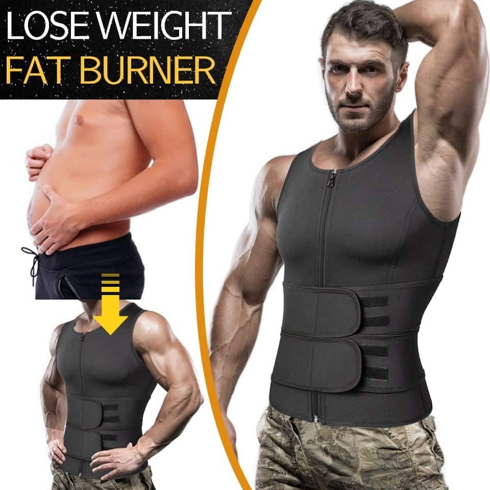 men waist trainer corset trimmer waist cincher belt sweat slimming shapewear 20
