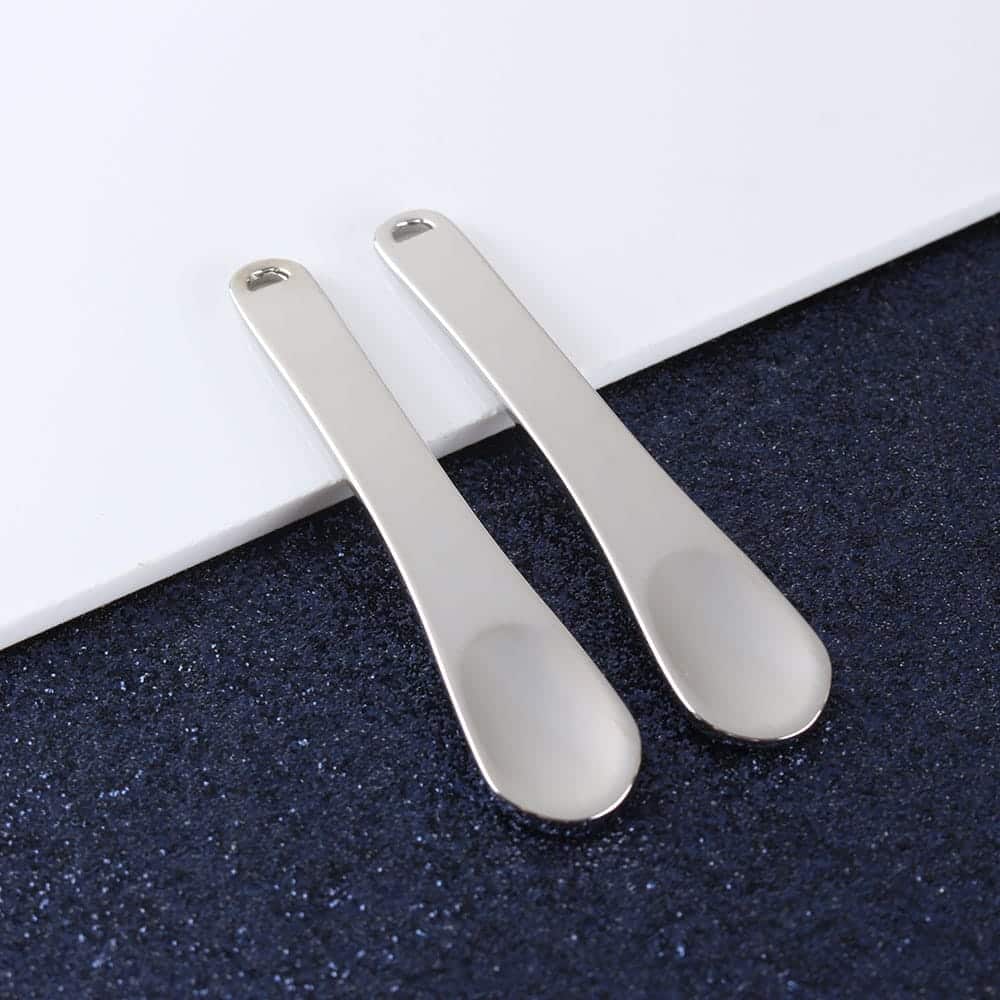 Mini Metal Cosmetic Spatulas Spoon - Facial Cream Mask Scoop for Mixing 19 mini metal cosmetic spatulas spoon facial cream mask scoop for mixing 11