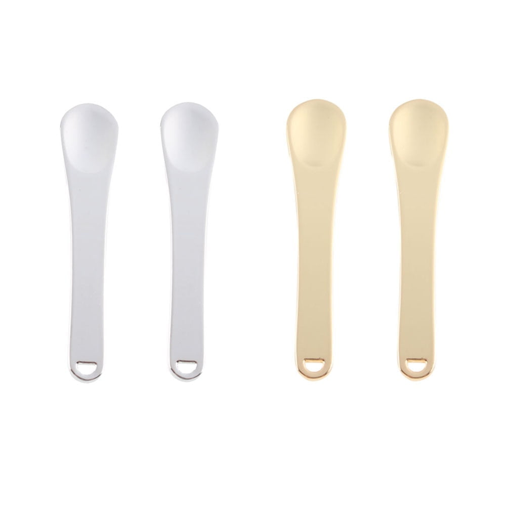 Mini Metal Cosmetic Spatulas Spoon - Facial Cream Mask Scoop for Mixing 28 mini metal cosmetic spatulas spoon facial cream mask scoop for mixing 2