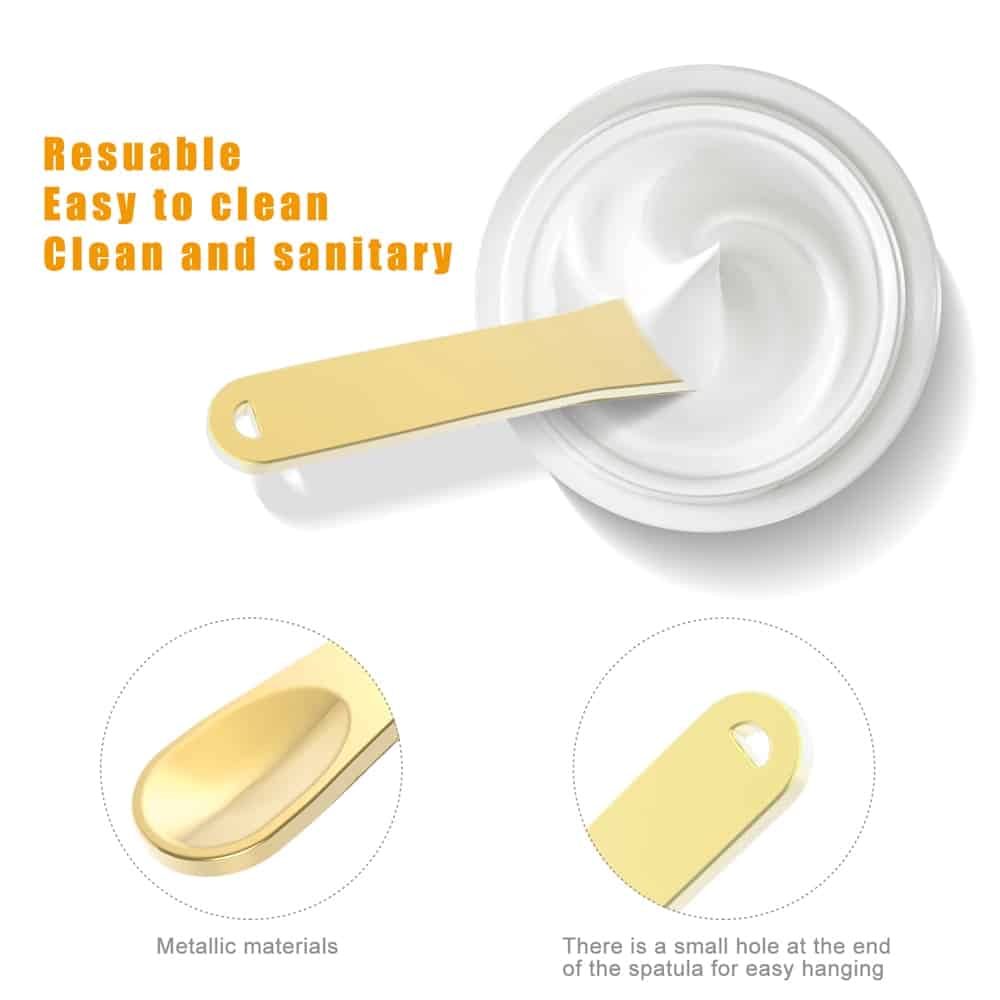 Mini Metal Cosmetic Spatulas Spoon - Facial Cream Mask Scoop for Mixing 9 mini metal cosmetic spatulas spoon facial cream mask scoop for mixing 21