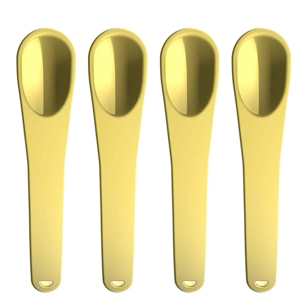 Mini Metal Cosmetic Spatulas Spoon - Facial Cream Mask Scoop for Mixing 8 mini metal cosmetic spatulas spoon facial cream mask scoop for mixing 22