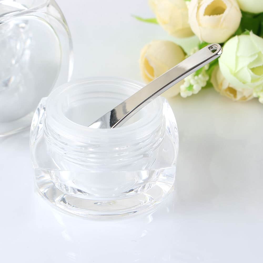 Mini Metal Cosmetic Spatulas Spoon - Facial Cream Mask Scoop for Mixing 25 mini metal cosmetic spatulas spoon facial cream mask scoop for mixing 5