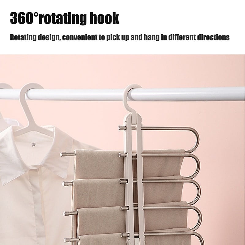 multi functional pants rack 5 in 1 pant rack hanger stainlesssteel trouser 8