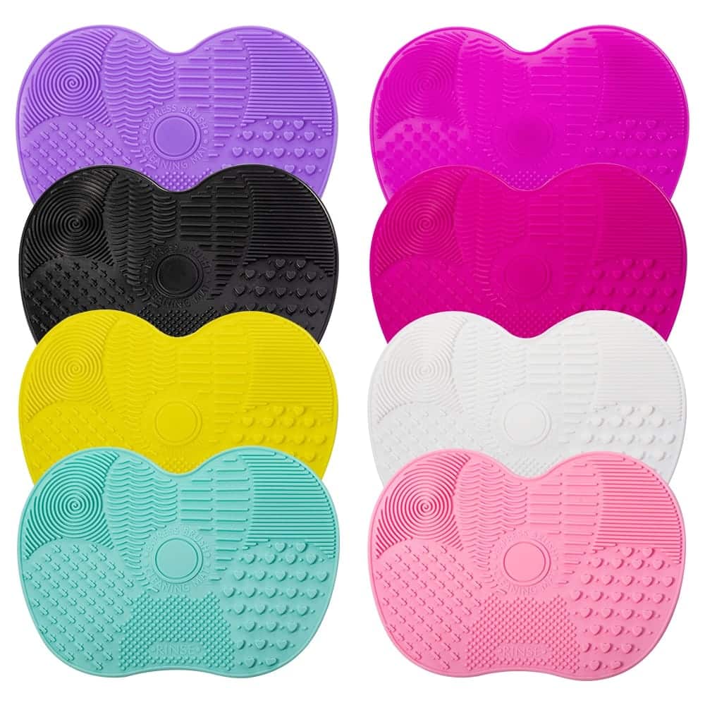 silicone brush cleaning pad brush scrubber mat 5