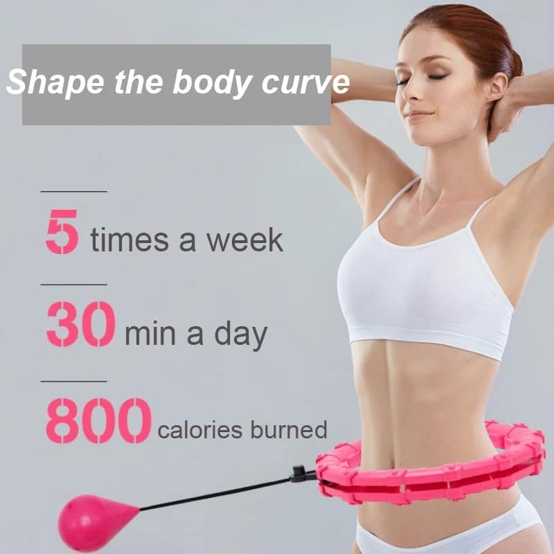 Smart Weighted Fitness Detachable Hoops Shape Body Curve