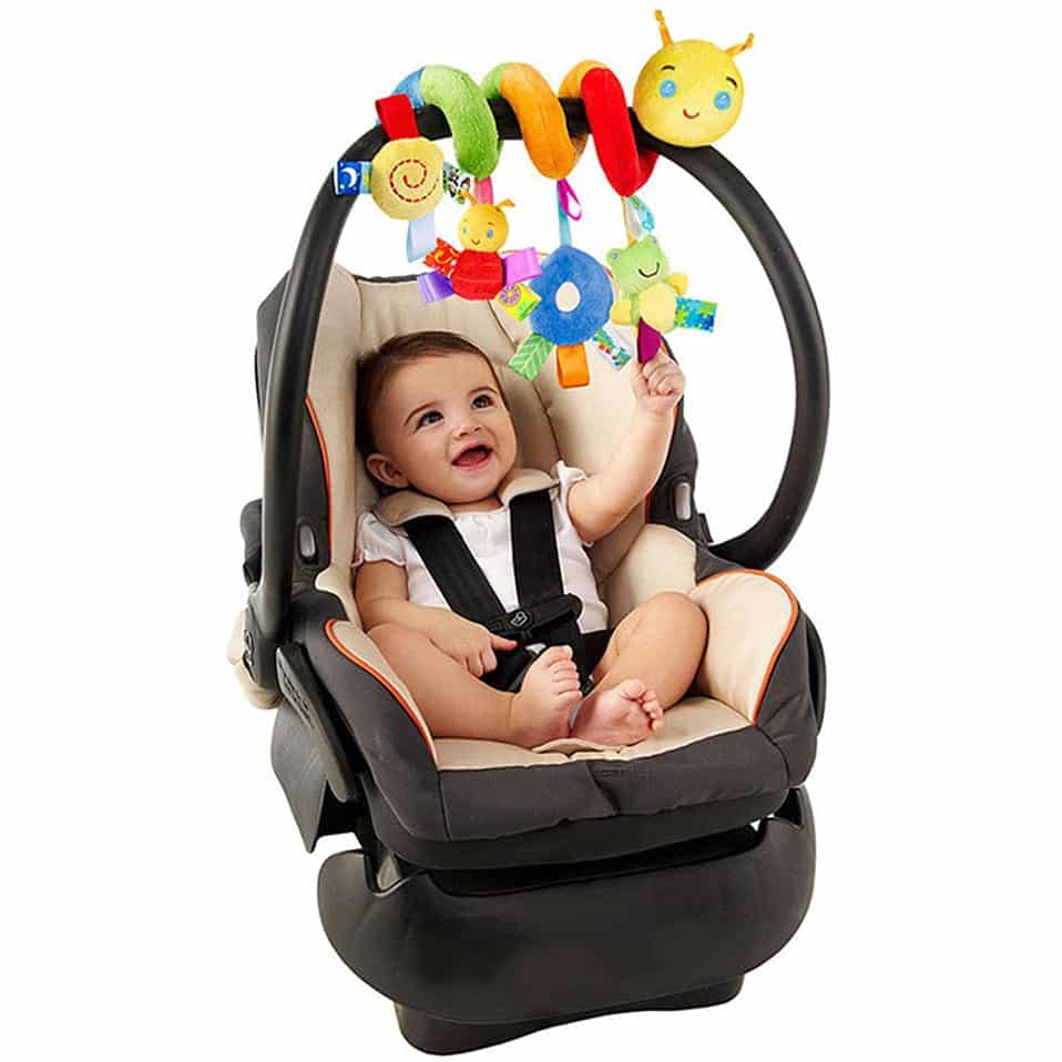 soft infant stroller toy educational spiral baby toy for newbors 7