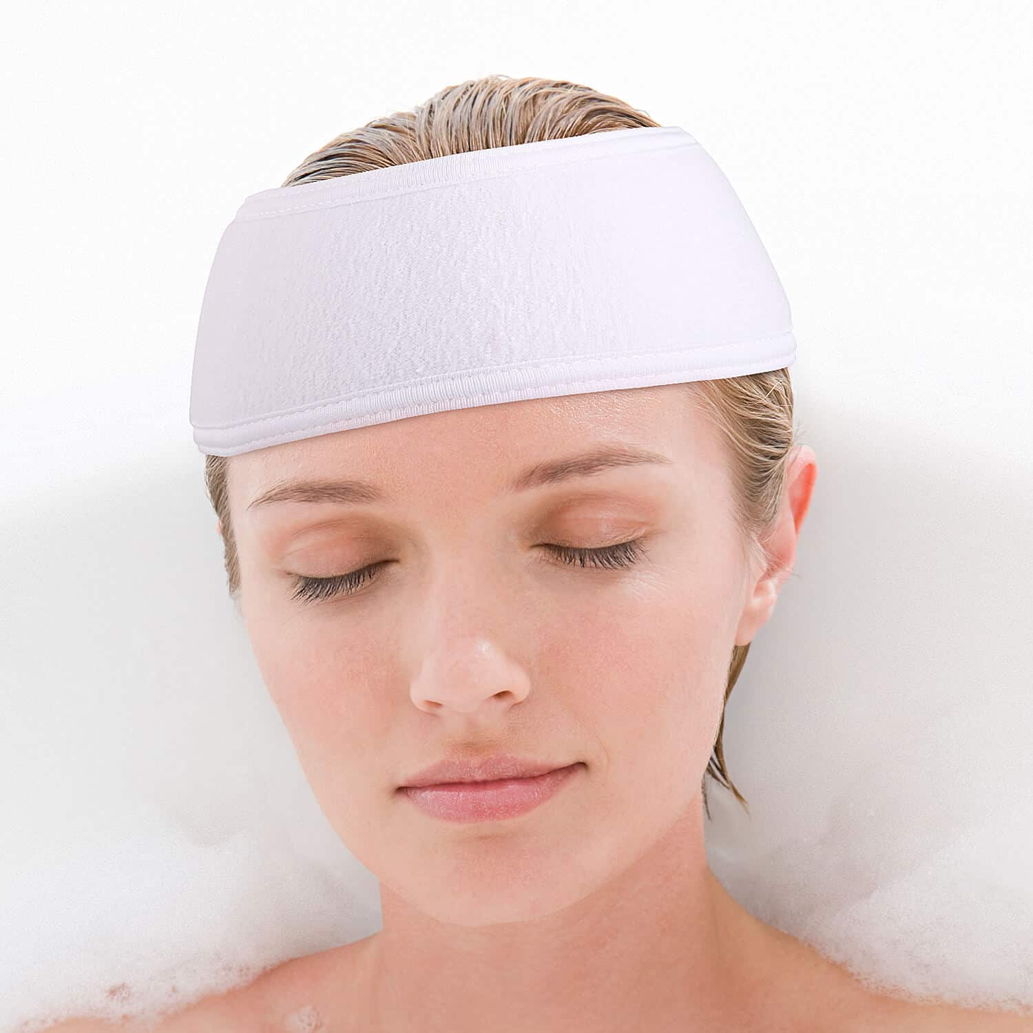 women spa headband stretchable hair band for makeup washing cosmetic shower