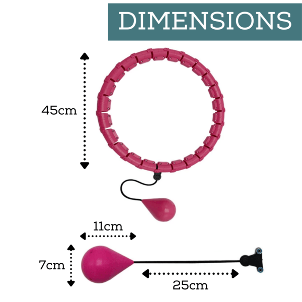 Smart Weighted Fitness Detachable Hoops Dimensions