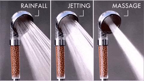 ionic shower head with beads filtered high pressure water saving showerhead 3